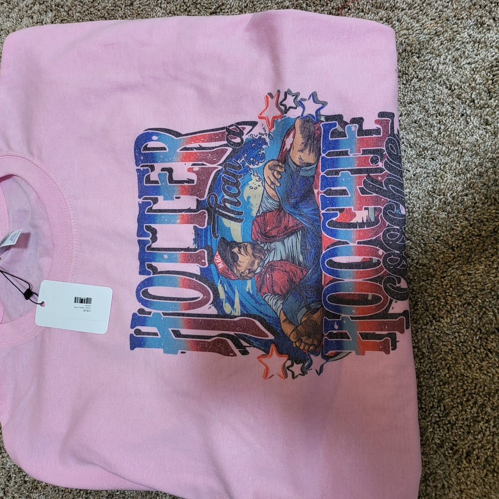 Pink Kids Shirt with Graphic Design